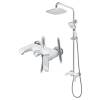 Душевая стойка Grocenberg GB7010WC белый, хром фото 9