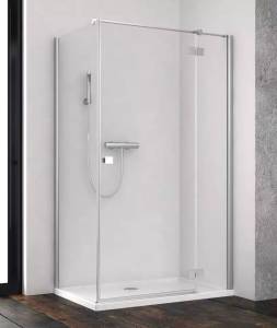 Душевой уголок Radaway Essenza New KDJ 120х80 см правый, стекло прозрачное, профиль черный