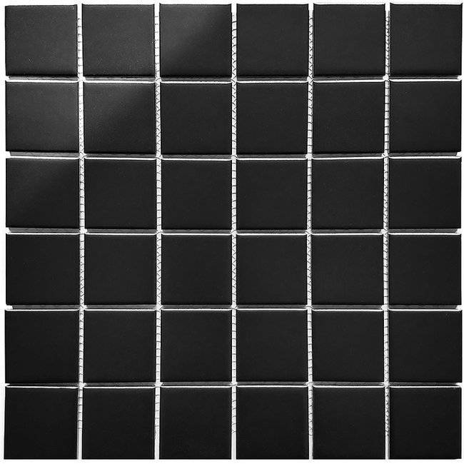 Мозаика Starmosaic Homework WB73000 Black Matt (4.8x4.8) 30.6x30.6
