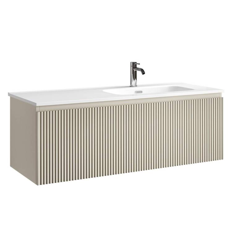 Тумба с раковиной Sancos Snob R 1.0 правая, Beige Soft, 120x42.6