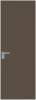 Межкомнатная дверь Profil Doors 1 AGK цвет профиля Матовый, стекло безопасное 4 мм монохром гляссе 600x2000