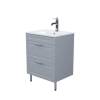 Тумба с раковиной Iddis Oxford 60 OXF60L0I95K напольная, светло-серый