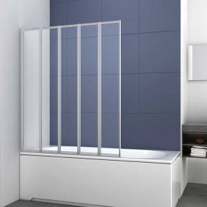 Шторка на ванну Vincea VSB-32120CL 1200x1400, профиль хром, стекло прозрачное