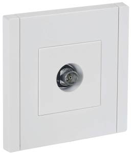 ТВ-розетка оконечная IEK Forte&Piano FP-A10-O-K01 белый