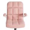 Кресло компьютерное Tetchair Lugano Wh 24334 розовый, ткань teddy фото 6