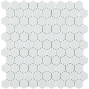 Мозаика Vidrepur Hex Nordic № 910 Белый(На Сетке) 30.7x31.7