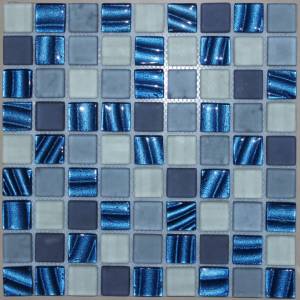 Мозаика NSmosaic Exclusive series S-831 стекло (3x3) 29.8x29.8