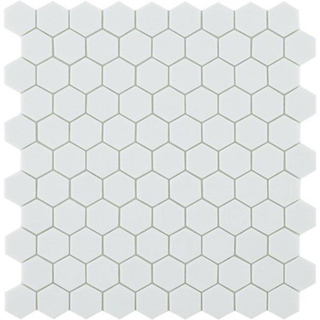 Мозаика Vidrepur Hex Nordic № 910 Белый(На Сетке) 30.7x31.7