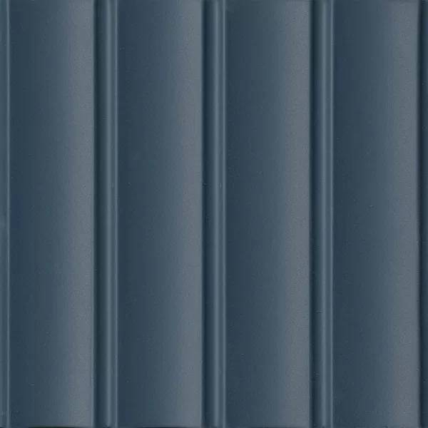 Декор Kerama Marazzi Аква Альта SOA004 1 синий матовый структура 20x20x0.95
