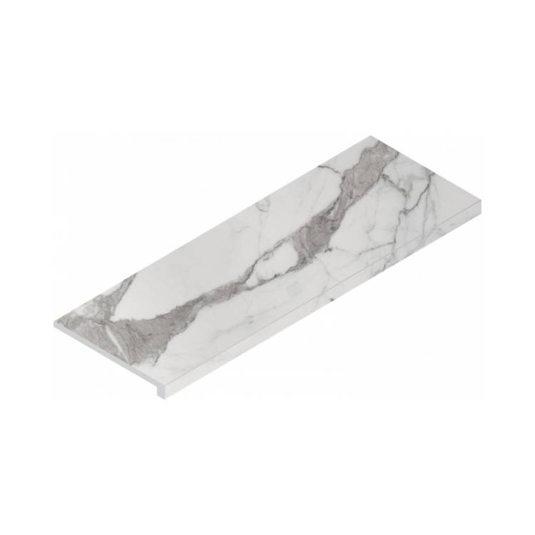 Ступень Italon Шарм Эво 620070001432 Статуарио Угловая Правая 33x80