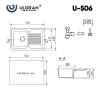 Мойка кухонная Ulgran Classic U-506-343 Антрацит фото 3