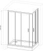 Душевой уголок Royal Bath HPD RB1120 HPD-C-CH 120x100 фото 3