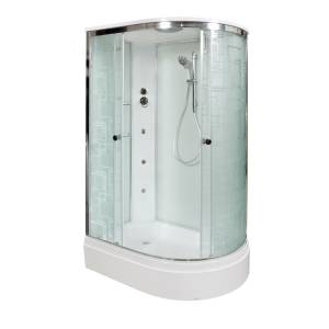 Душевая кабина AvaCan EM2712LGM с гидромассажем, 120x80x220