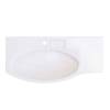 Мебельная раковина Kerama Marazzi Riva 100 L белая глянцевая