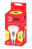 Лампа светодиодная ЭРА E27 8W 2700K матовая LED R63-8W-827-E27 R Б0050701 фото 3