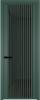Межкомнатная дверь Profil Doors 3 AGP цвет профиля Зеленый воск, стекло безопасное 6 мм черное тонированное 600x2000