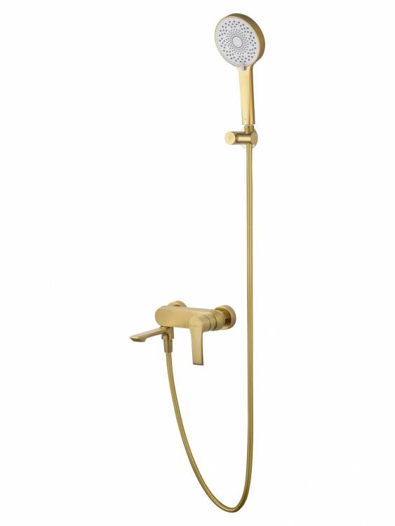 Смеситель для ванны Wonzon & Woghand WW-88037079-BG с душем, брашированное золото