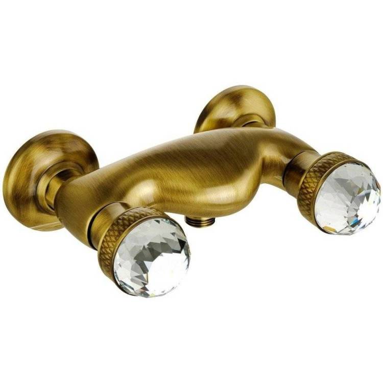 Смеситель для душа Migliore Axo Swarovski 18479 бронза