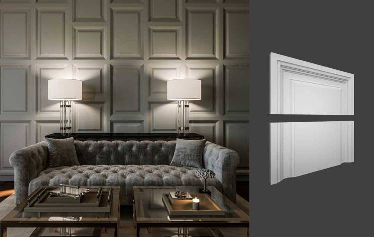 Гипсовая панель Deco Line Modern F-03 60x3x30