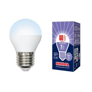 Лампа светодиодная Volpe Norma LED-G45-7W/DW/E27/FR/NR
