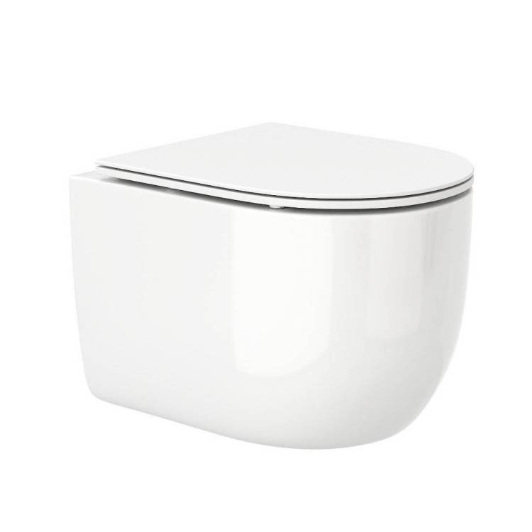 Унитаз подвесной Cerutti Spa OGLIO Aria MW CT9237, матовый белый