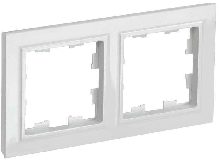 Рамка 2-постовая IEK Brite BR-M22-K01 белый