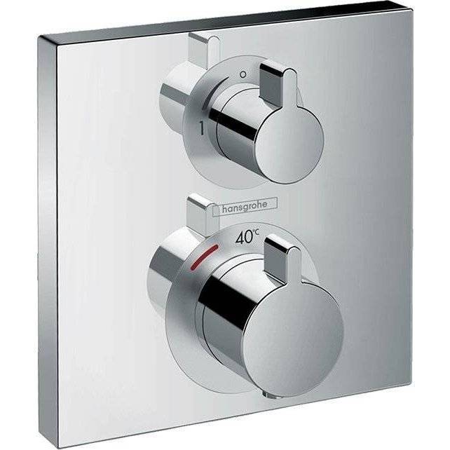 Смеситель для душа Hansgrohe Ecostat 15712000 Square термостатический