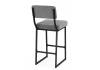 Полубарный стул Woodville Ларс 674658 selfie grey / черный фото 4
