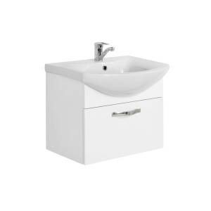 Тумба с раковиной Aquaton Ария 65 белая