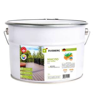 Масло для террас Dusberg бесцветный 2120 10 л