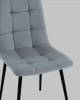 Стул Stool Group Одди AV 406N-Cbst-KP3-08 серый, велюр фото 9