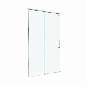 Душевая дверь в нишу BelBagno SOFT_CLOSE-1-BF-1-120-C-Cr профиль хром, стекло прозрачное, 120x200