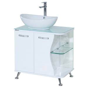 Тумба с раковиной Bellezza Рио 70 L Белый