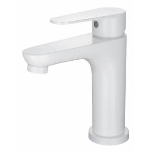 Смеситель для раковины Wonzon & Woghand WW-A40202-MW белый матовый