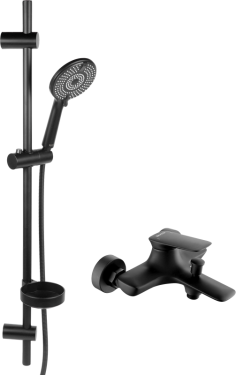 Душевой комплект BOND Circle B34-5288 матовый черный