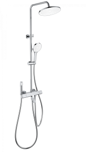 Душевая стойка Wonzon & Woghand WW-B3094-CR с термостатом, хром