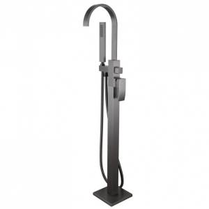 Смеситель для ванны Abber Wasserfall AF8615NG напольный, никель