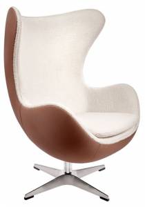 Кресло Bradex Home Egg Style Chair RF 0695 коричневый/экокожа