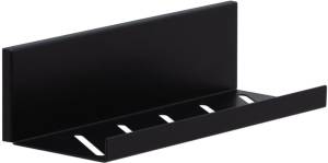 Полка Aquanet Магнум 302224 черная матовая, открытая, 30x80