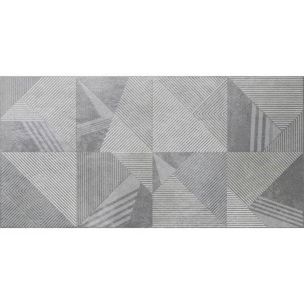 Декор Belleza Синай 04-01-1-18-03-06-2345-0 Серый Квадраты 30x60