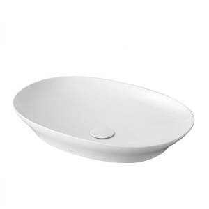 Раковина TOTO Neorest L4706E#XW 600x420x117 без отверстия под смеситель, без перелива, белый