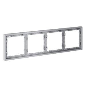 Рамка 4-постовая Voltum S70 VLS100416 серый