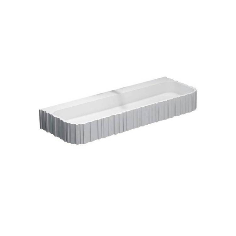 Раковина Abber Stein AS2652-1.0 100 см, белая матовая