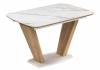 Стол Woodville Петир 588013 gilt white, дуб монтана 120(160)x80x75
