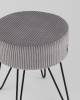 Пуф Stool Group Спейси vd-spacy-cl-steel светло-серый, велюр рельефный фото 4