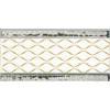 Бордюр Ape Ceramica Noblesse S001228 Cenefa Delis Blanco Silver 10x20