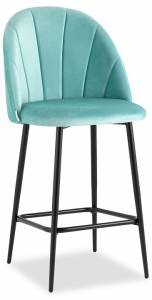 Стул барный Stool Group Логан New AV 413-H50-08(PP) пыльно-голубой