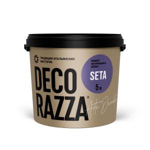 Декоративное покрытие Decorazza Seta база Argento ST11-90 серое 5 л