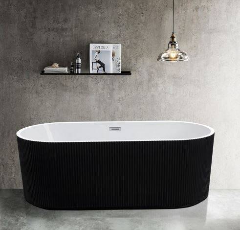 Акриловая ванна Esbano Tortuga ESVATORTB черная 170x80x59