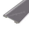 Плинтус Solid UHD 05/80 Моноколор Титан 2400x80x13 фото 2